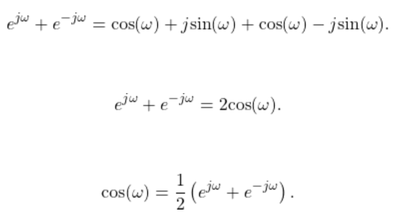 Using Euler’s Formula to Derive Sine and Cosine