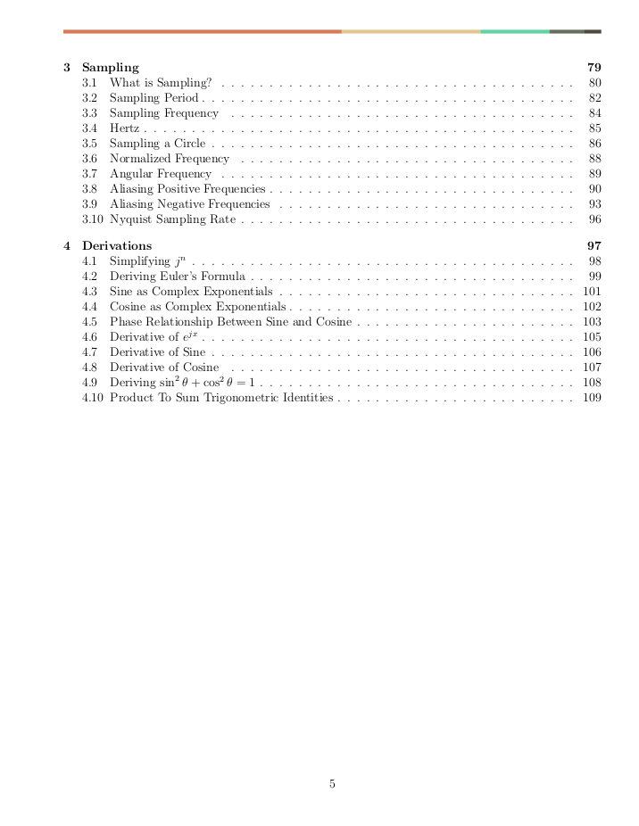 Table of Contents, Page 2